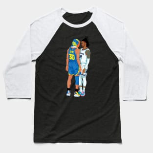 Ja morant x Steph curry - black Baseball T-Shirt